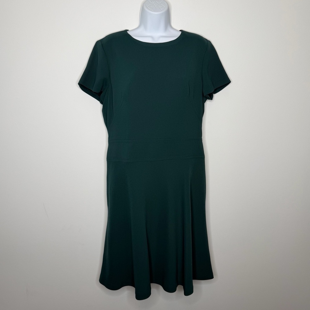 Brooks Brothers Teal Fit and Flare Dress